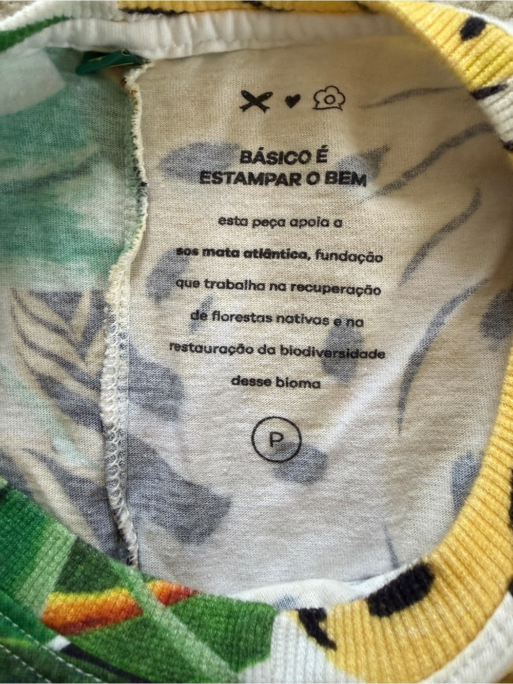 FARM Rio Split-Print Banana Tee - Picture 2 of 4